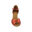 SERA1311 195 Snake Red Satin with 3" Flare Heel (5059) in the photo 