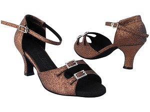 SERA1620 163 Copper Stardust_Stone with 2.5" Heel in the photo 