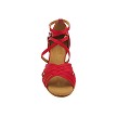 SERA3690 139 Dark Red Satin with 2.2 INCH THICK CUBAN HEEL (318) in the photo 