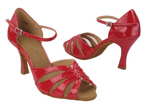 SERA3850 264 Red Patent_Flesh Mesh with 3" Heel (5059) in the photo 