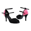 SERA7008 Black Nubuck_Pink with 3" Slim Heel (6646) in the photo 
