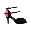 SERA7008 Black Nubuck_Pink with 3" Slim Heel (6646) in the photo 