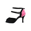 SERA7008 Black Nubuck_Pink with 3" Slim Heel (6646) in the photo 