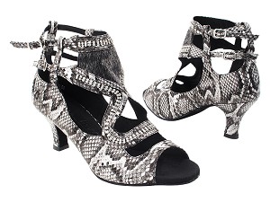 SERA7018 243 Black Snake PU with 2.5" Heel (2040) in the photo 