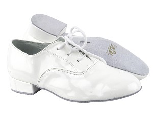 919101 White Patent with 1" Standard heel in the photo 