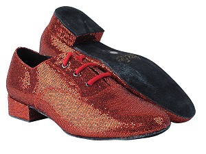 919101B 285 Red Scale with 1" Standard Heel in the photo 