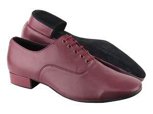 S305 BB11 Burgundy Leather with 1" Heel in the photo 