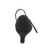 C6852 Black Fishnet & Nubuck with 2" slim heel in the photo 