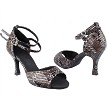 SERA7008 Brown Snake no Back Fur with 3" Flare Heel (5059) in the photo 