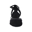 JC Ruffle D'Orsay Black Nubuck with 1" Heel (8881) in the photo 