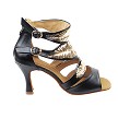 SERA7023 Black Leather with 3" Flare Heel (5059) in the photo 