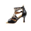 SERA7023 Black Leather with 3" Flare Heel (5059) in the photo 