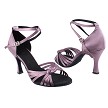 SERA3780 Lavender Satin with 3" heel in the photo 